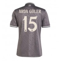 Dres Real Madrid Arda Guler #15 Tretina 2024-25 Krátky Rukáv